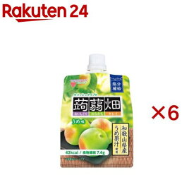 クラッシュタイプの蒟蒻畑 うめ味(150g×6セット)【蒟蒻畑】