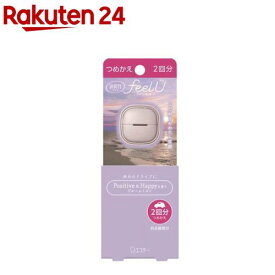 消臭力 クルマ用 芳香剤 フィールユー クリップタイプ つめかえ ブルームミスト(1セット)