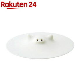 ブタの落としぶた ホワイト K092(1コ入)【マーナ】