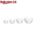 ハリオ 耐熱ガラス製 片口ボール KB-2518(4個入)【ハリオ(HARIO)】