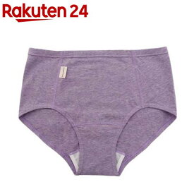 ナチュラムーン オーガニックコットン サニタリーショーツ 昼用パープル M〜L(1枚)【ナチュラムーン】