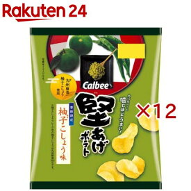 堅あげポテト柚子こしょう味(60g×12セット)