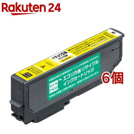 エコリカ エプソン用インクカートリッジ ECI-EITH-Y イエロー(6個セット)