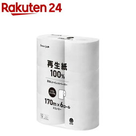 トイレットペーパー シングル 170m 再生紙(6ロール)