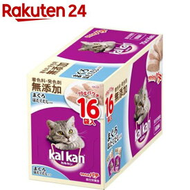 カルカン パウチ やわらかパテ まぐろ ほたてだし入り(70g*16袋入)【カルカン(kal kan)】