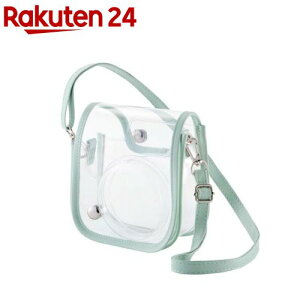 �G���R�� �`�F�L�P�[�X instax mini 12��p �N���A �}�O�l�b�g���t���b�v �O���[��(1��)