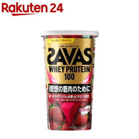 ザバス ホエイプロテイン100 ストロベリー味(280g)【ザバス(SAVAS)】[インフォームドプロテイン認証]