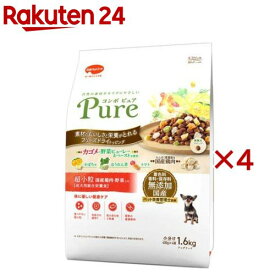 コンボ ピュア ドッグ 超小粒(1.6kg×4セット)【コンボ ピュア】