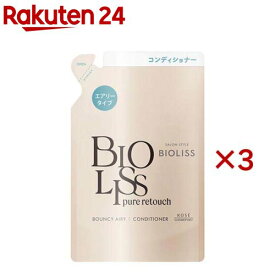 ビオリス ピュアレタッチ ぺたふぅわ ヘアコンディショナー つめかえ(340mL×3セット)【ビオリス】
