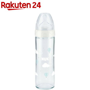ヌーク プレミアムチョイス スリムほ乳びん ガラス製 240ml くも(1個)【ヌーク】