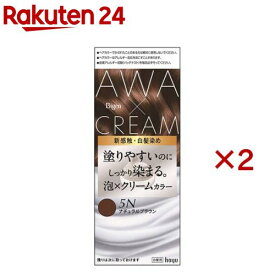 ビゲン 泡クリームカラー 5N ナチュラルブラウン(2セット)【ビゲン】