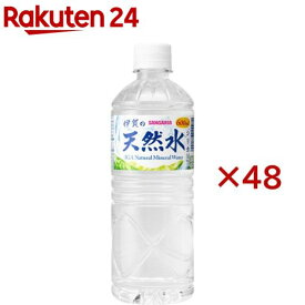 サンガリア 伊賀の天然水(24本入×2セット(1本600ml))