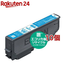 エコリカ エプソンECI-E80LC シアン(10個セット)