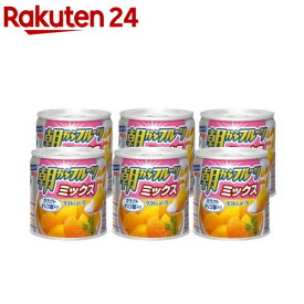 朝からフルーツ ミックス(190g*6コ)【朝からフルーツ】[くだもの EO缶 イージーオープン ヨーグルト 缶詰]