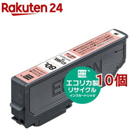 エコリカ エプソンECI-E80LLM ライトマゼンタ(10個セット)