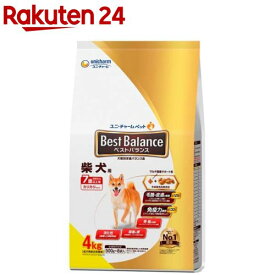 ベストバランス 柴犬用 7歳以上用(4kg)【qw5】【dalc_unicharmpet】【ベストバランス】[ドッグフード]