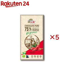 チョコレートソール オーガニックダークチョコレート73％ チリ(100g×5セット)