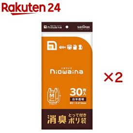 SY18 niowaina消臭ポリ袋 とって付き M(30枚入×2セット)