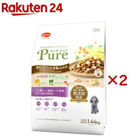 コンボ ピュア ドッグ 11歳以上(1.44kg×2セット)【コンボ ピュア】