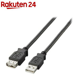 GR USBP[u USB2.0 A-A 2dV[hP[u RoHS ubN 1.5m(1)
