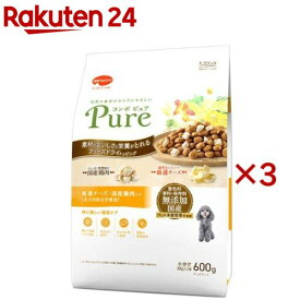 コンボ ピュア ドッグ 厳選チーズ・国産鶏肉入り(600g×3セット)【コンボ ピュア】