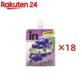 森永製菓 inゼリー フルーツ食感 巨峰(6個×3セット(1個150g))【inゼリー】