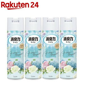 消臭力 トイレ用 消臭スプレー エアリーブーケ(365ml*4本セット)【消臭力】