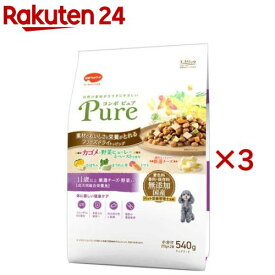 コンボ ピュア ドッグ 11歳以上(540g×3セット)【コンボ ピュア】