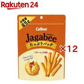Jagabee バターしょうゆ味 たっぷりパック(85g×12セット)