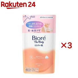 ビオレ ザ ボディ ととのい肌 泡タイプ フルーティ＆ムスクの香り つめかえ用(440ml×3セット)【ビオレUザボディ】