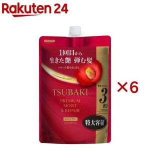 TSUBAKI v~A CXgyA Vv[ ߂p(900mL×6Zbg)yTSUBAKI(coL)z