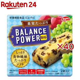 バランスパワー ビッグ 果実たっぷり(2袋入×40セット(1袋2本))
