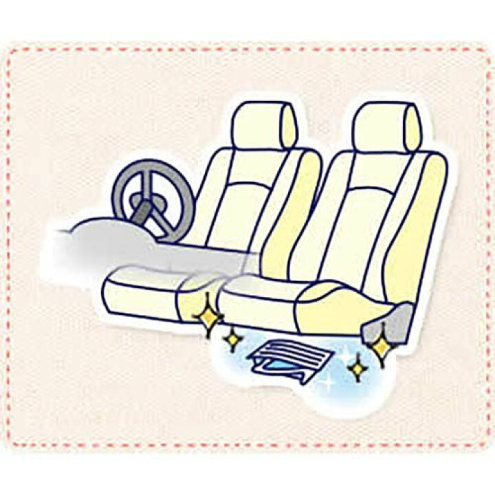 日本未発売 クルマ用置き型ファブリーズ 無香タイプ Fucoa Cl
