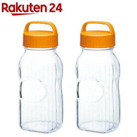 保存瓶 果実酒ポット 2000ml オレンジ I-77861-OR-B-JAN(2個入)