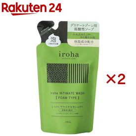 iroha インティメートウォッシュフォームタイプ 詰め替え用(135ml×2セット)