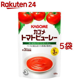 カゴメ トマトピューレー(100g×5コセット)【カゴメトマト調味料】