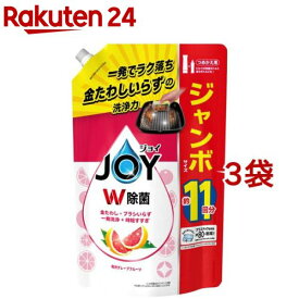 除菌ジョイ ピンクグレープフルーツ 詰め替え 大容量(1425ml*3袋セット)【ジョイ(Joy)】