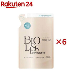 ビオリス ピュアレタッチ ぺたふぅわ ヘアコンディショナー つめかえ(340mL×6セット)【ビオリス】