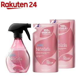 ファブリーズ ナチュリス ダマスクローズ＆ゼラニウム 本体+つめかえ用*2個(1セット)【ファブリーズ(febreze)】