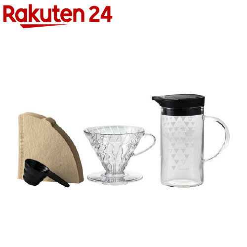 楽天市場 ハリオ V60 ドリッパー サーモカラーサーバーセット Vdss 3012 B 1セット ハリオ Hario 楽天24