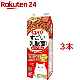 CIAO すごい乳酸菌 クランキー 牛乳パック まぐろ節味(400g*3本セット)【チャオシリーズ(CIAO)】