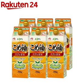 JOYL こめ油 紙パック(700g*6本セット)【味の素 J-オイルミルズ】[油 米油 食用油 サラダ油 植物油 紙容器 キャンプ]