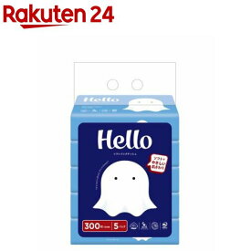 ハロー ソフトパックティッシュ(150組入(300枚)×5パック)【ハロー】
