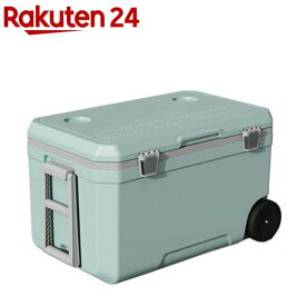 ハードクーラーボックス キャスター付 保冷 大容量 70L グリーン IS-HCB70(1個)