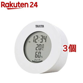 タニタ デジタル温湿度計 ホワイト TT-585-WH(3個セット)【タニタ(TANITA)】