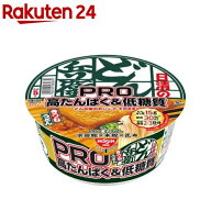 日清のどん兵衛 PRO 高たんぱく＆低糖質 きつねうどん ケース(86g×12食入)【日清のどん兵衛】
