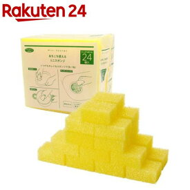アイメディア あちこち使えるミニスポンジ 食器洗い(24個入)【アイメディア】