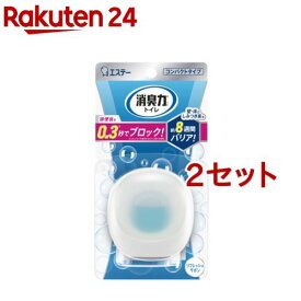 消臭力 コンパクト トイレ用 リフレッシュサボン 置き型 本体(2セット)【消臭力】