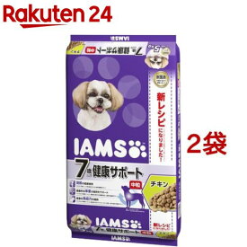 アイムス 7歳以上用 健康サポート チキン 中粒(5kg*2コセット)【dalc_iams】【アイムス】[ドッグフード]