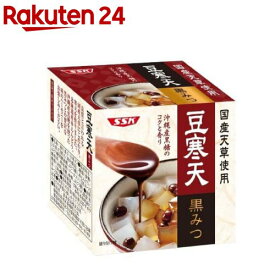 SSK 国産天草使用 黒みつ豆寒天(230g×12個)